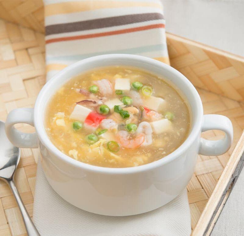 18. SEAFOOD W. TOFU SOUP