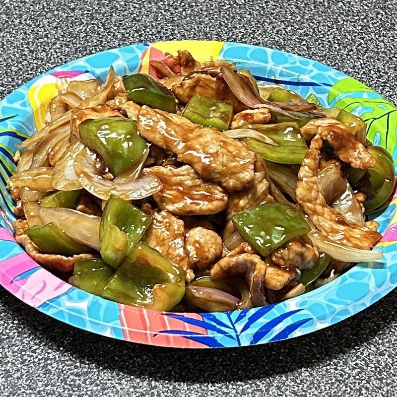 93. PEPPER PORK W. ONION