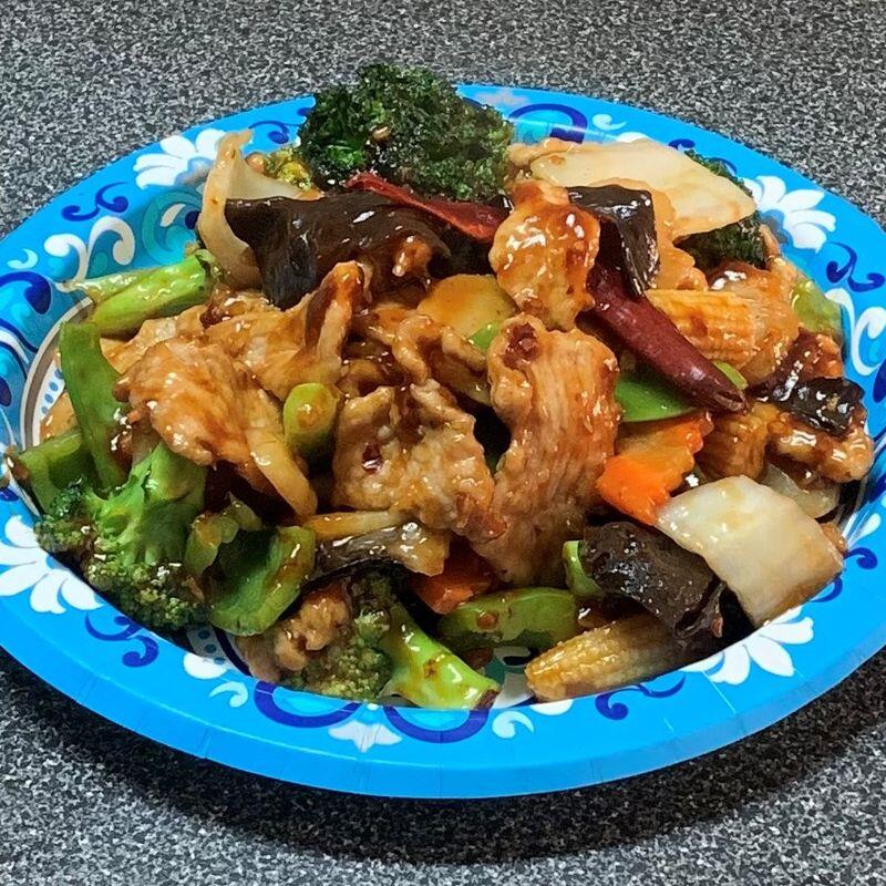 80. PORK W. GARLIC SAUCE