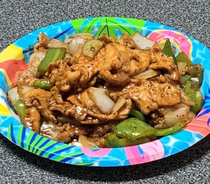 56. BLACK PEPPER CHICKEN
