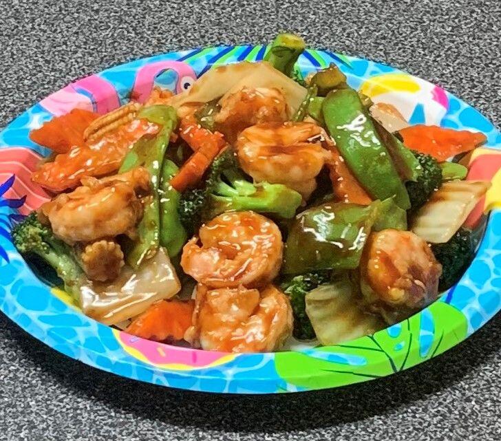 112. SHRIMP W. MIX VEGETABLE